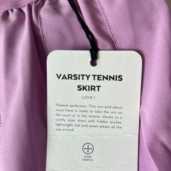 RARE!! Alo Yoga pink lavender tennis skirt - Picture 4 of 6
